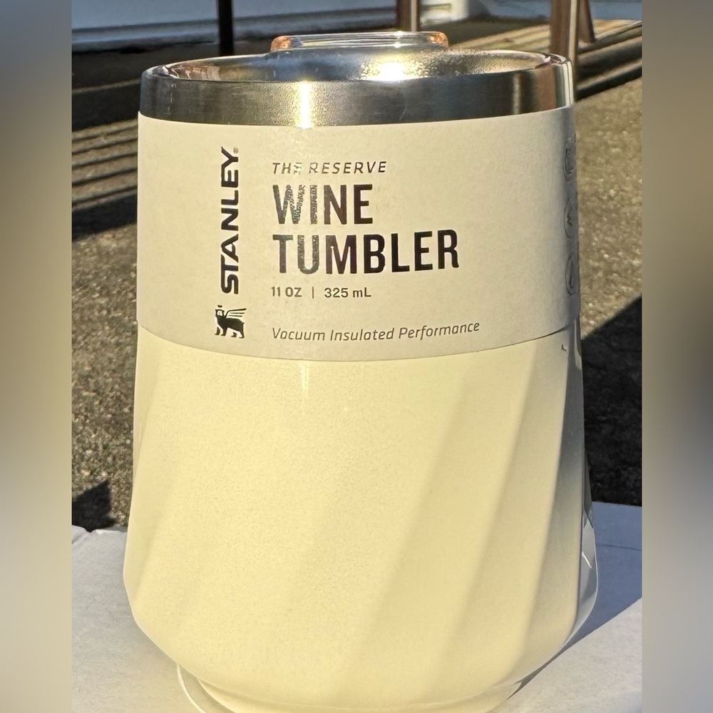 Stanley Cream Gloss Wine Tumbler